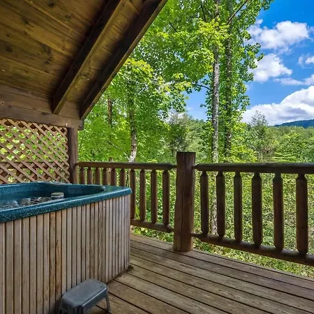 Private Studio Log Cabin Hot Tub Fireplace Relax